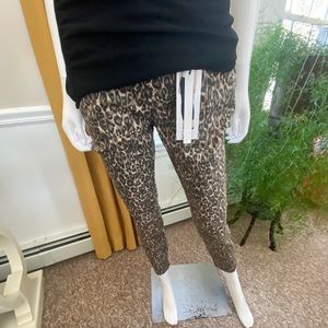 D. jeans leopard print